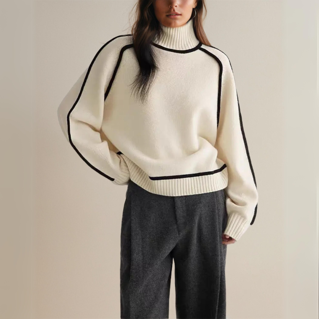 Evelyn™ - Elegant turtleneck sweater