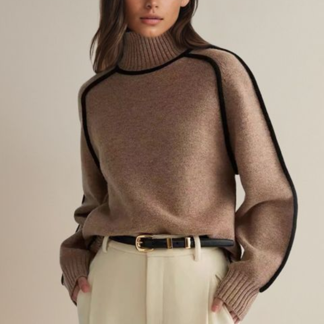 Evelyn™ - Elegant turtleneck sweater