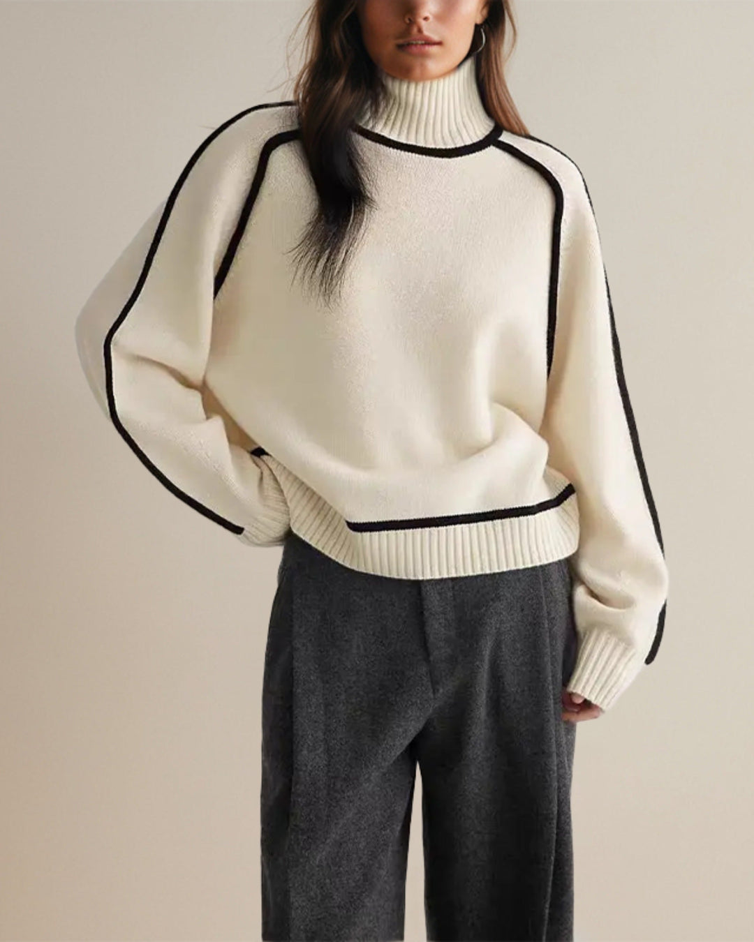 Evelyn™ - Elegant turtleneck sweater